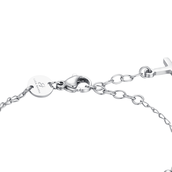 BRACCIALE DONNA ROSARIO IN ACCIAIO