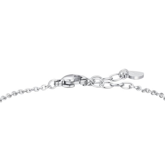 Carica immagine nella Galleria BRACCIALE DONNA IN ACCIAIO, LUNA CON ZIRCONE BIANCO E STELLE
