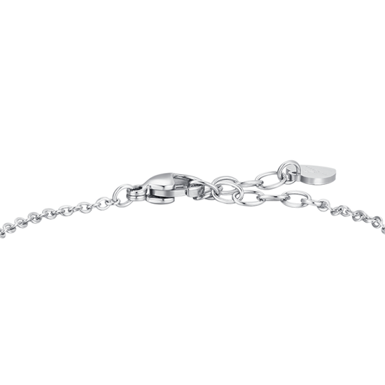 Carica immagine nella Galleria BRACCIALE DONNA IN ACCIAIO, STELLA CON ZIRCONE BIANCO, LUNE E STELLE
