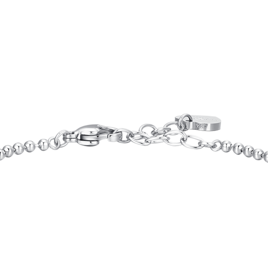 BRACCIALE DONNA IN ACCIAIO CON BALLERINA E ZIRCONE BIANCO