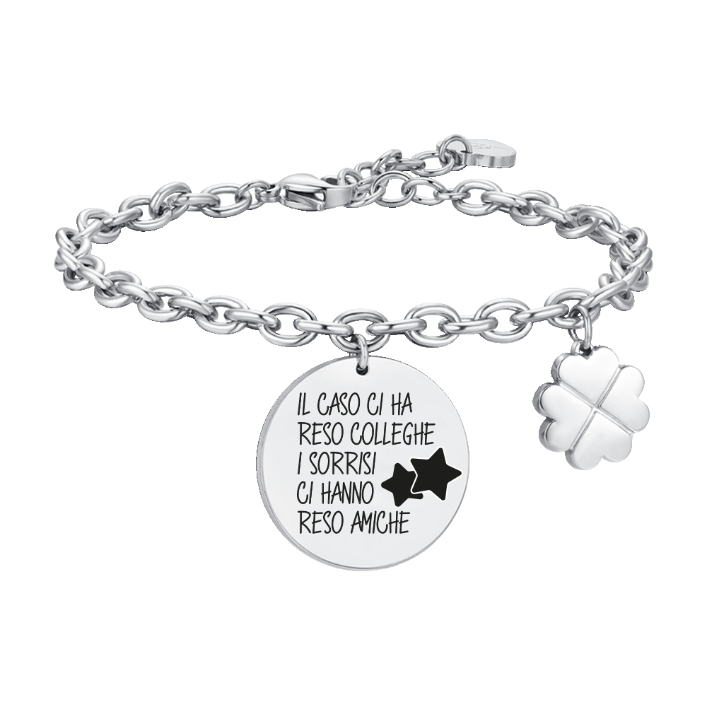 BRACCIALE DONNA IN ACCIAIO COLLEGHE