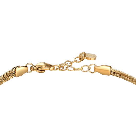 BRACCIALE DONNA IN ACCIAIO IP GOLD CON NODO