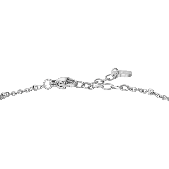 BRACCIALE DONNA IN ACCIAIO CON ALBERO DELLA VITA E ZIRCONI BIANCHI