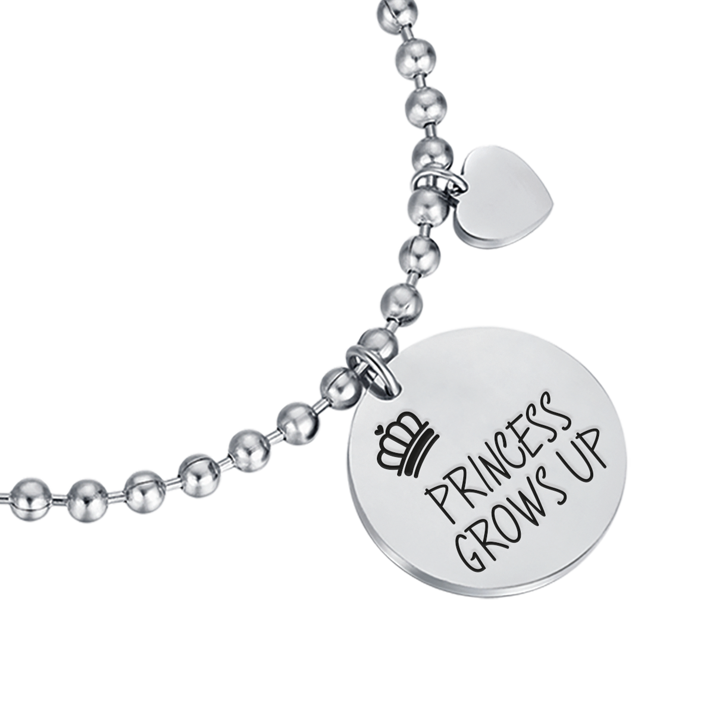 PRINCESA CRECE PULSERA DE ACERO PARA MUJER
