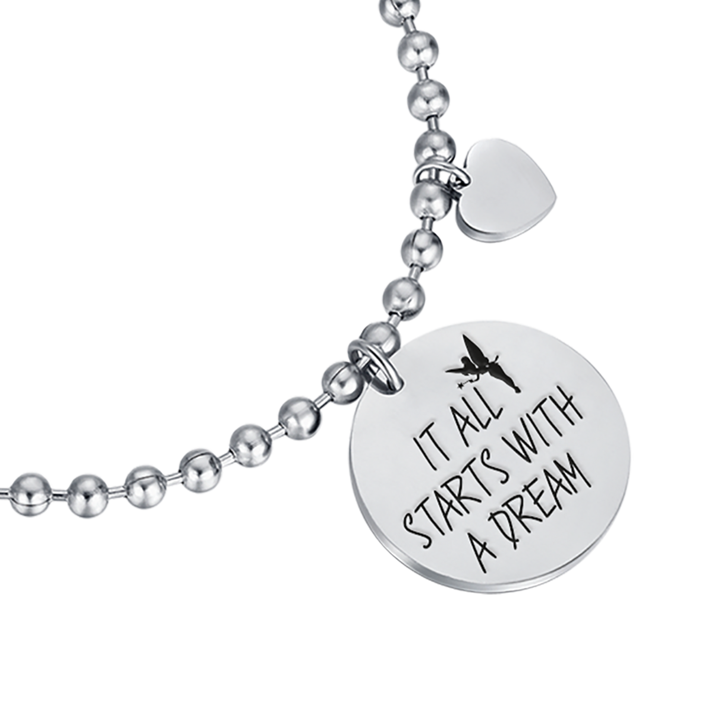 PULSERA DE ACERO "TODO EMPIEZA CON UN SUEÑO