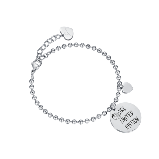 BRAZALETE DE ACERO DE "EDICIÓN LIMITADA" PARA CHICAS
