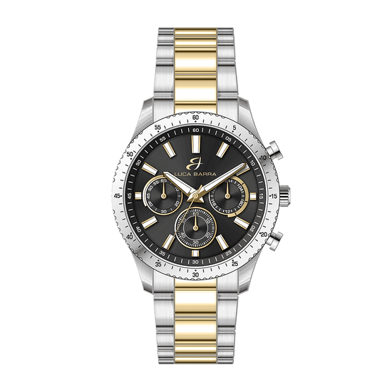 RELOJ DE ACERO PARA HOMBRE ESFERA NEGRA