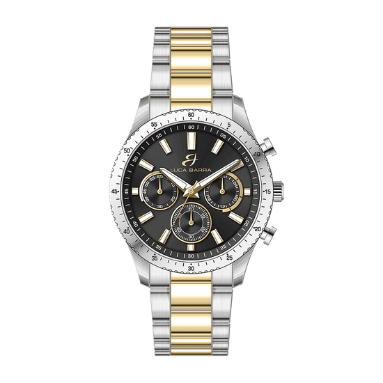 RELOJ DE ACERO PARA HOMBRE ESFERA NEGRA