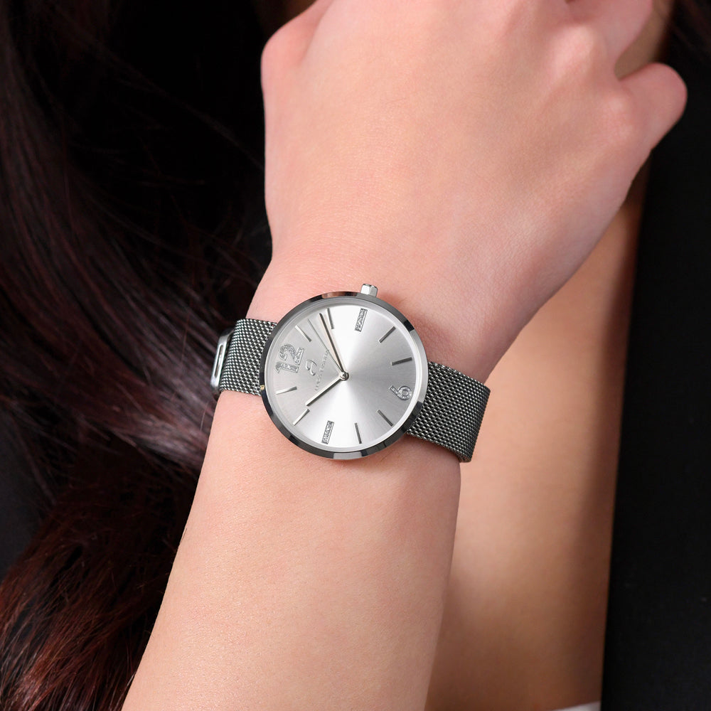 RELOJ MILAN DE MALLA DE ACERO PARA SEÑORA