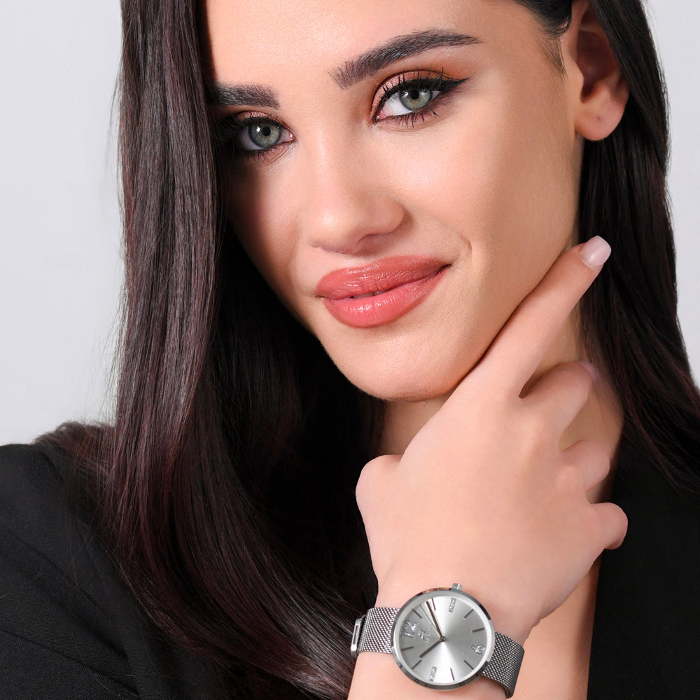 RELOJ MILAN DE MALLA DE ACERO PARA SEÑORA