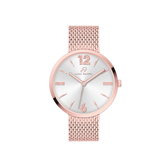 RELOJ MILANO IP ORO ROSA DE MALLA DE ACERO PARA SEÑORA