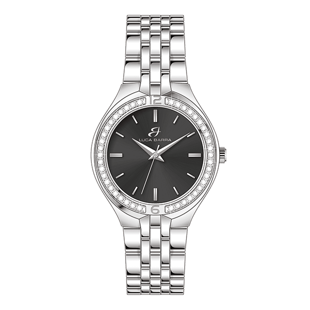 RELOJ SEÑORA ACERO ESFERA NEGRA