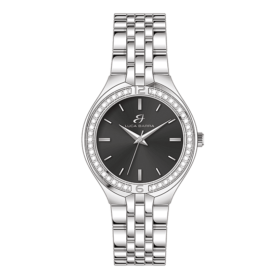 RELOJ SEÑORA ACERO ESFERA NEGRA