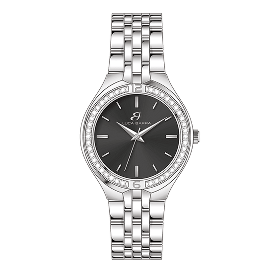 RELOJ SEÑORA ACERO ESFERA NEGRA