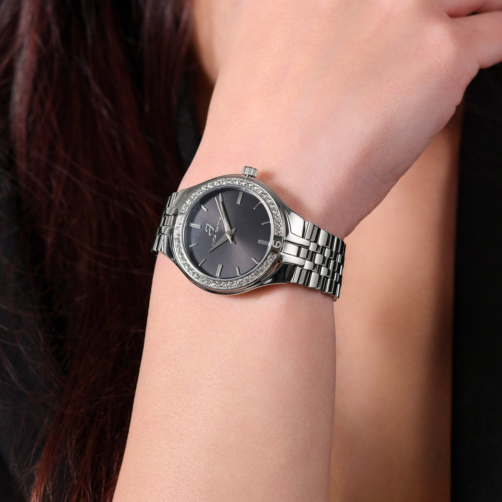 RELOJ SEÑORA ACERO ESFERA NEGRA