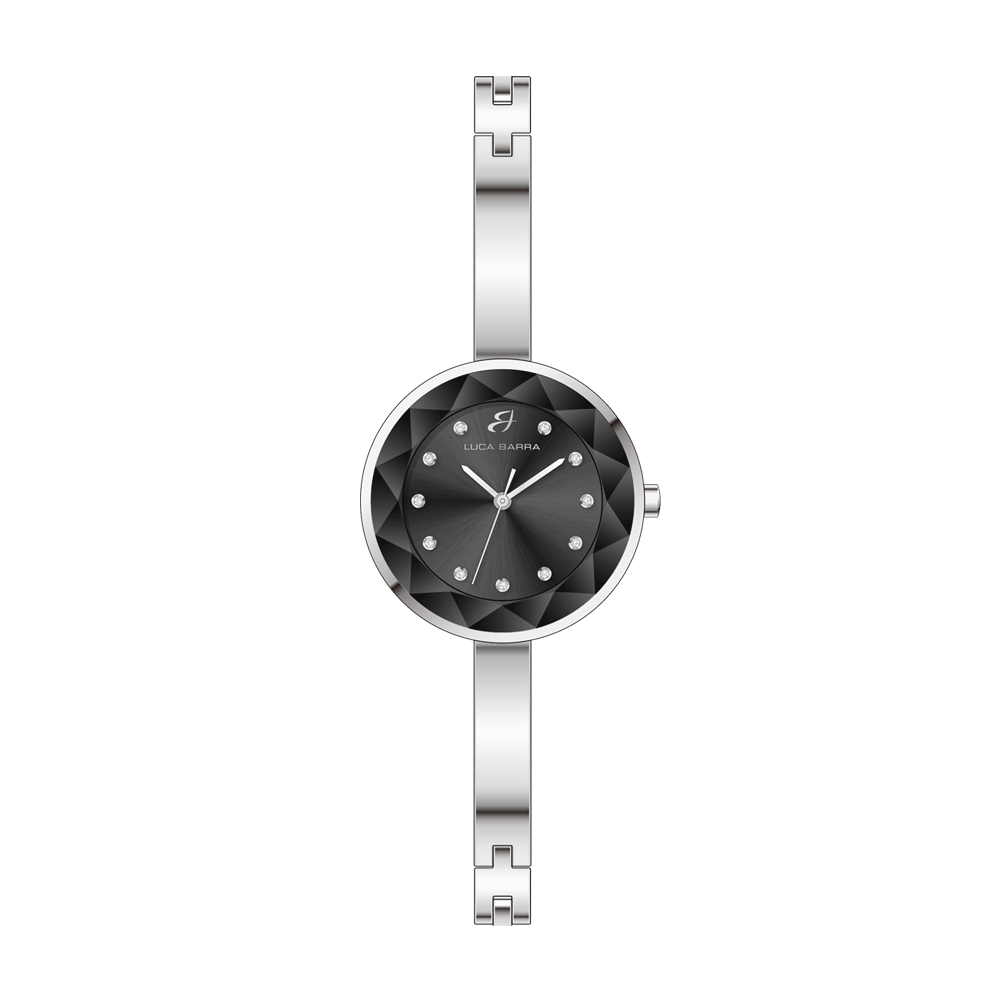 RELOJ SEÑORA ACERO ESFERA NEGRA
