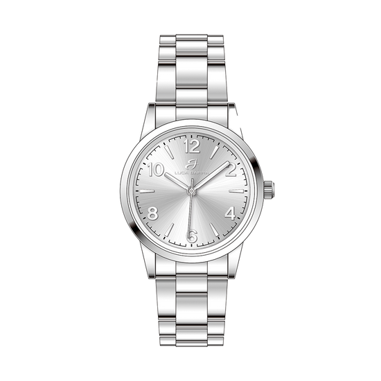 OROLOGIO DONNA IN ACCIAIO CON QUADRANTE BIANCO