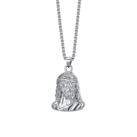 COLLAR DE ACERO PARA HOMBRE HOLY FACE