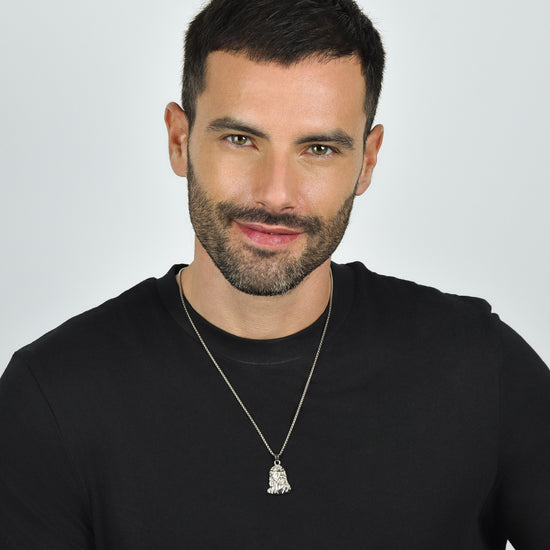 COLLAR DE ACERO PARA HOMBRE HOLY FACE