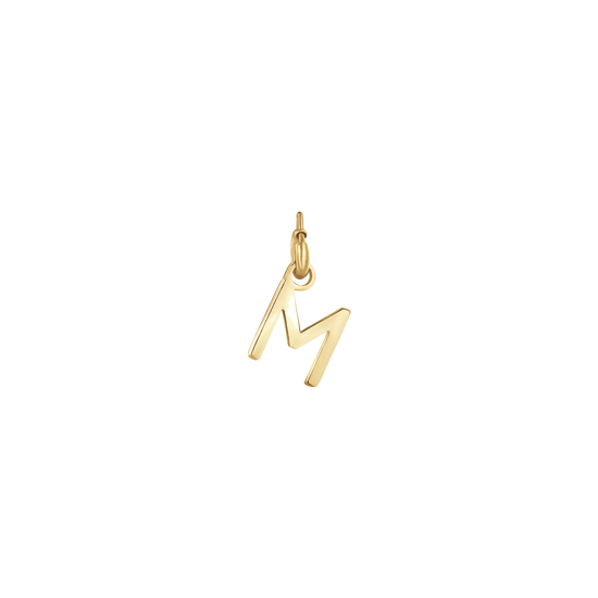 CHARM LETRA G EN ACERO DORADO