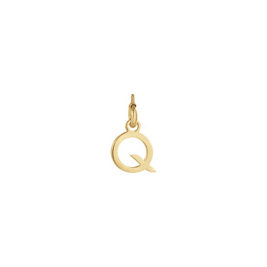 CHARM LETRA G EN ACERO DORADO