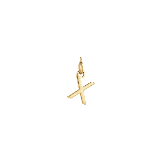 CHARM LETRA G EN ACERO DORADO