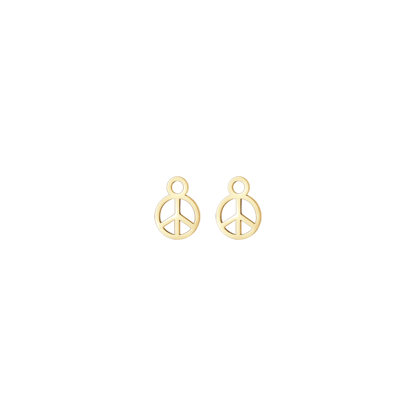 CHARM DE ACERO CON EL SÍMBOLO DE LA PAZ