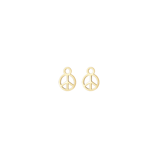 CHARM DE ACERO CON EL SÍMBOLO DE LA PAZ