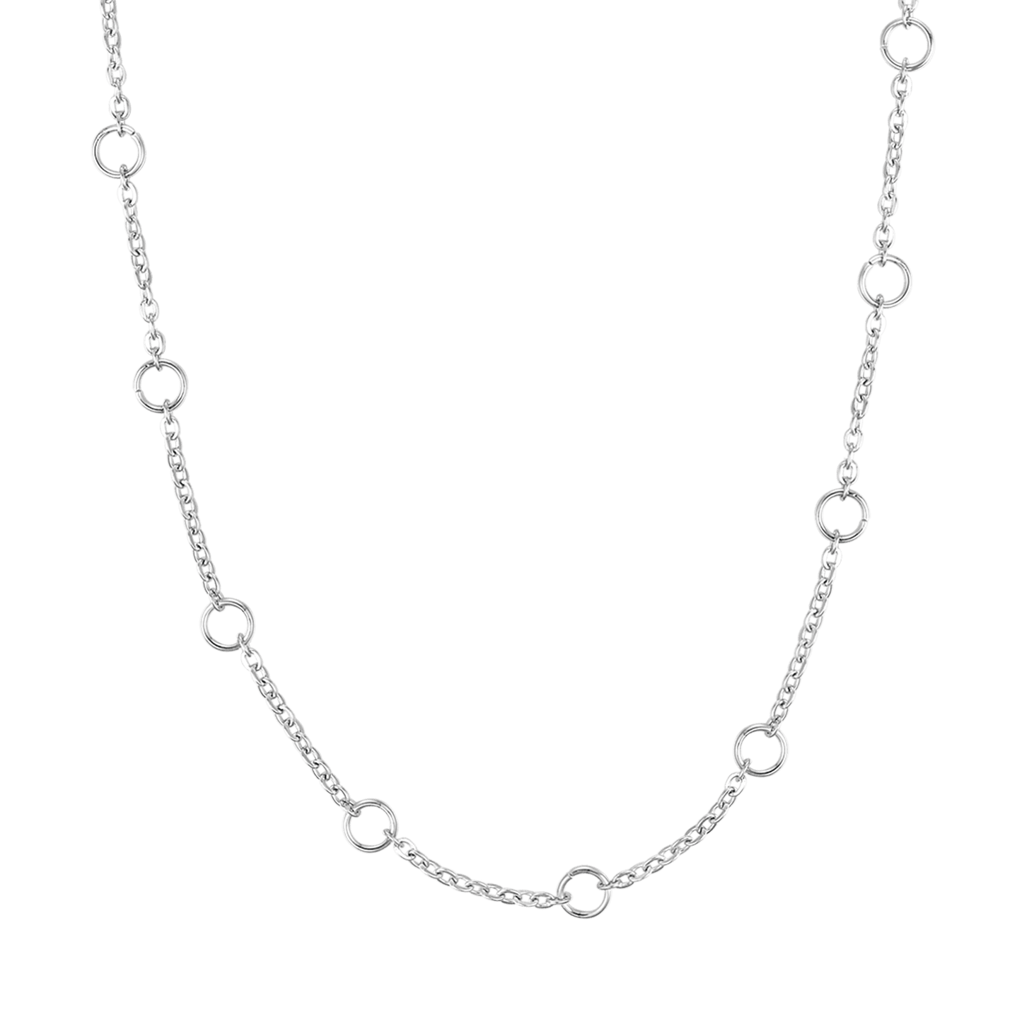 COLLAR DE ACERO PARA MUJER CON CIERRE