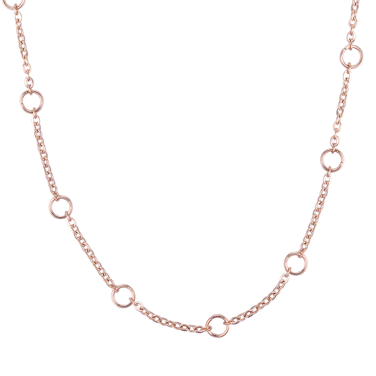 COLLAR DE ACERO IP ROSE