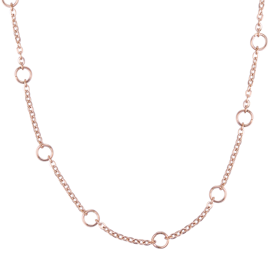 COLLAR DE ACERO IP ROSE