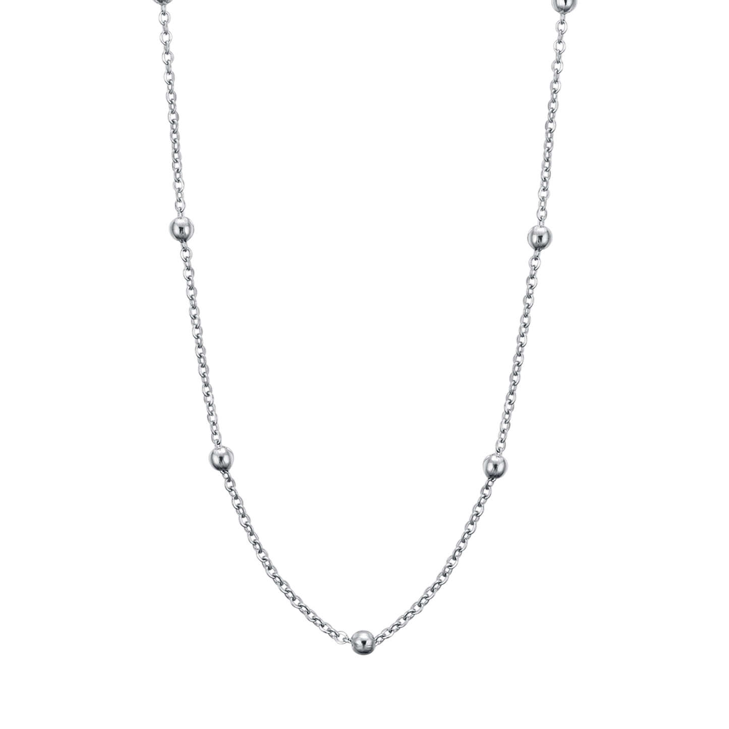 COLLAR LARGO DE ACERO PARA COLGANTES DE MUJER