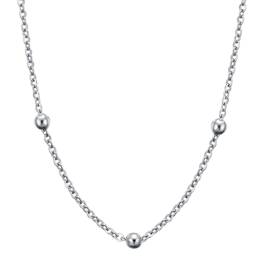 COLLAR LARGO DE ACERO PARA COLGANTES DE MUJER