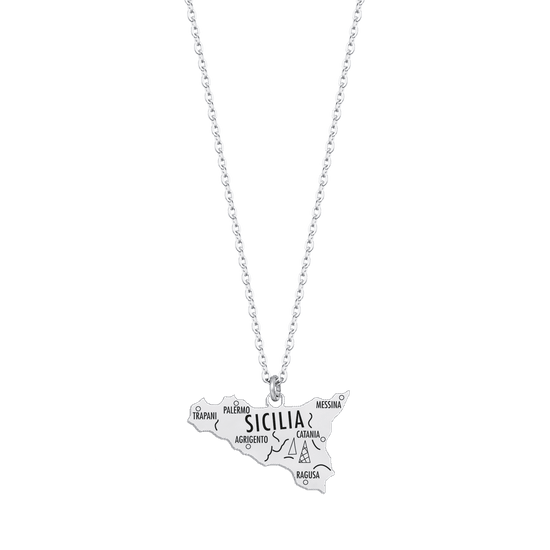 COLLAR DE ACERO SICILIANO PARA MUJER