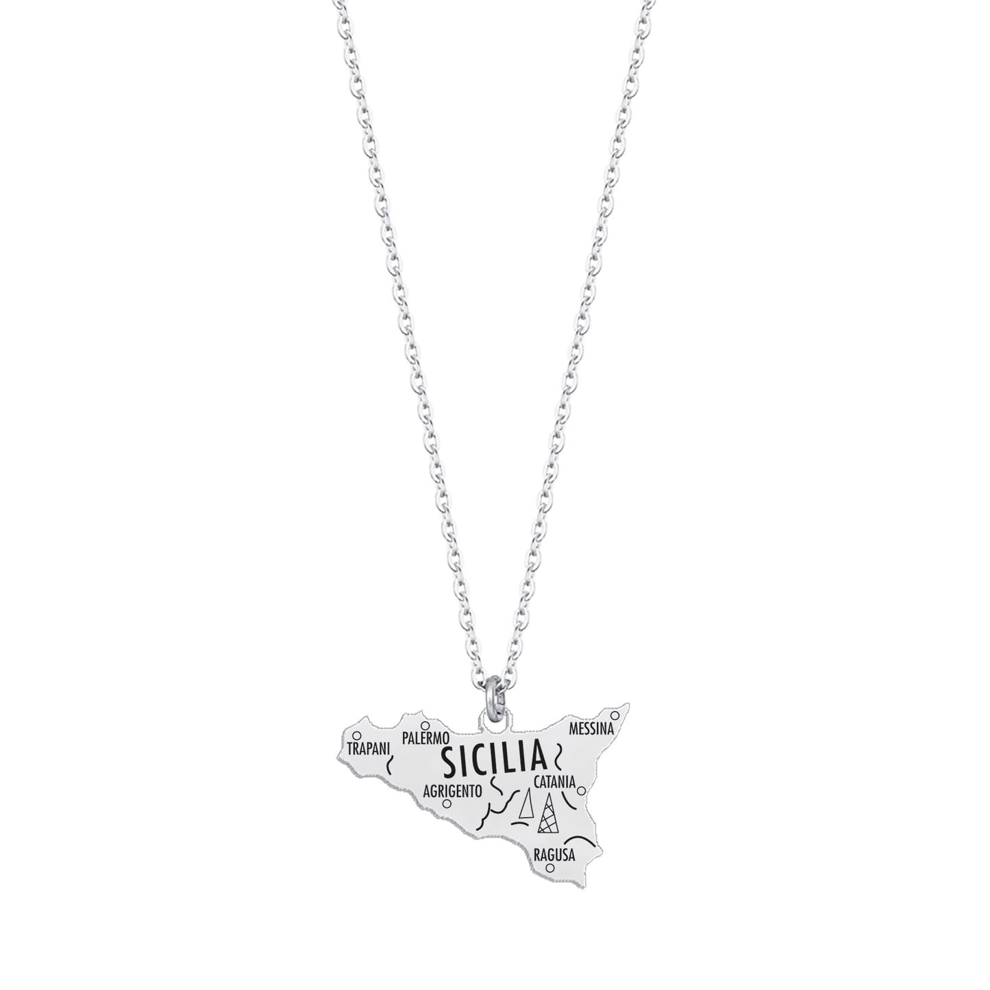 COLLAR DE ACERO SICILIANO PARA MUJER