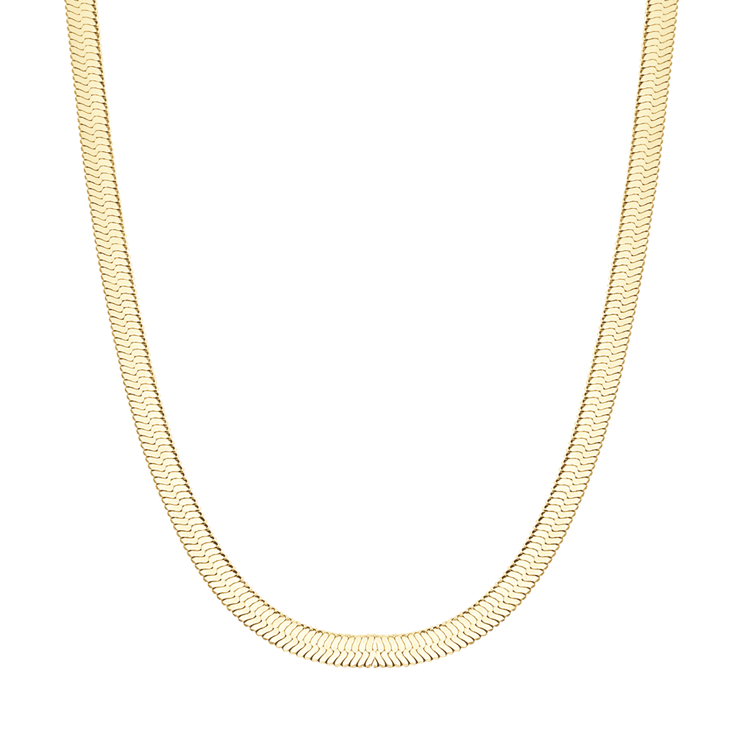 COLLAR DE ACERO IP ORO SERPIENTE