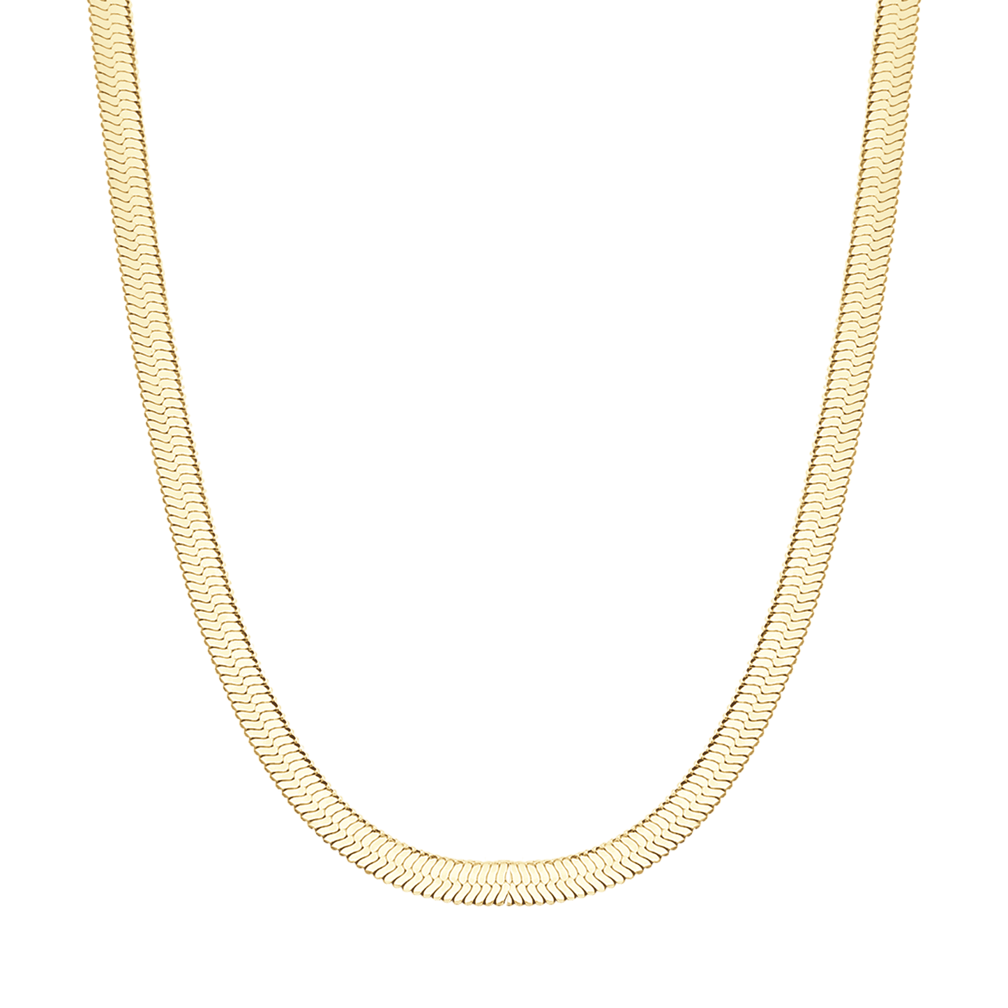 COLLAR DE ACERO IP ORO SERPIENTE