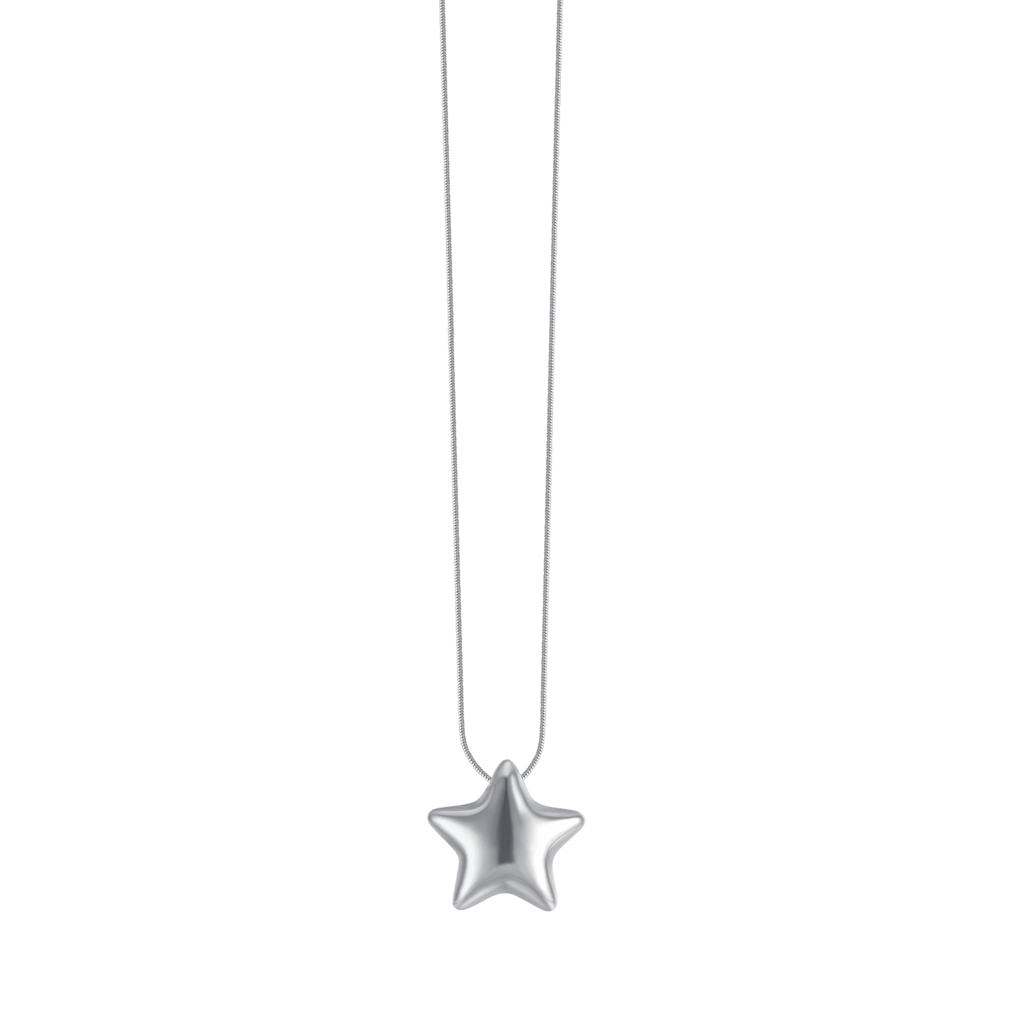 COLLAR DE ACERO PARA MUJER CON ESTRELLA COMPLETA Luca Barra