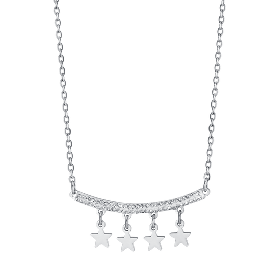 COLLAR DE ACERO PARA MUJER CON ESTRELLAS Luca Barra