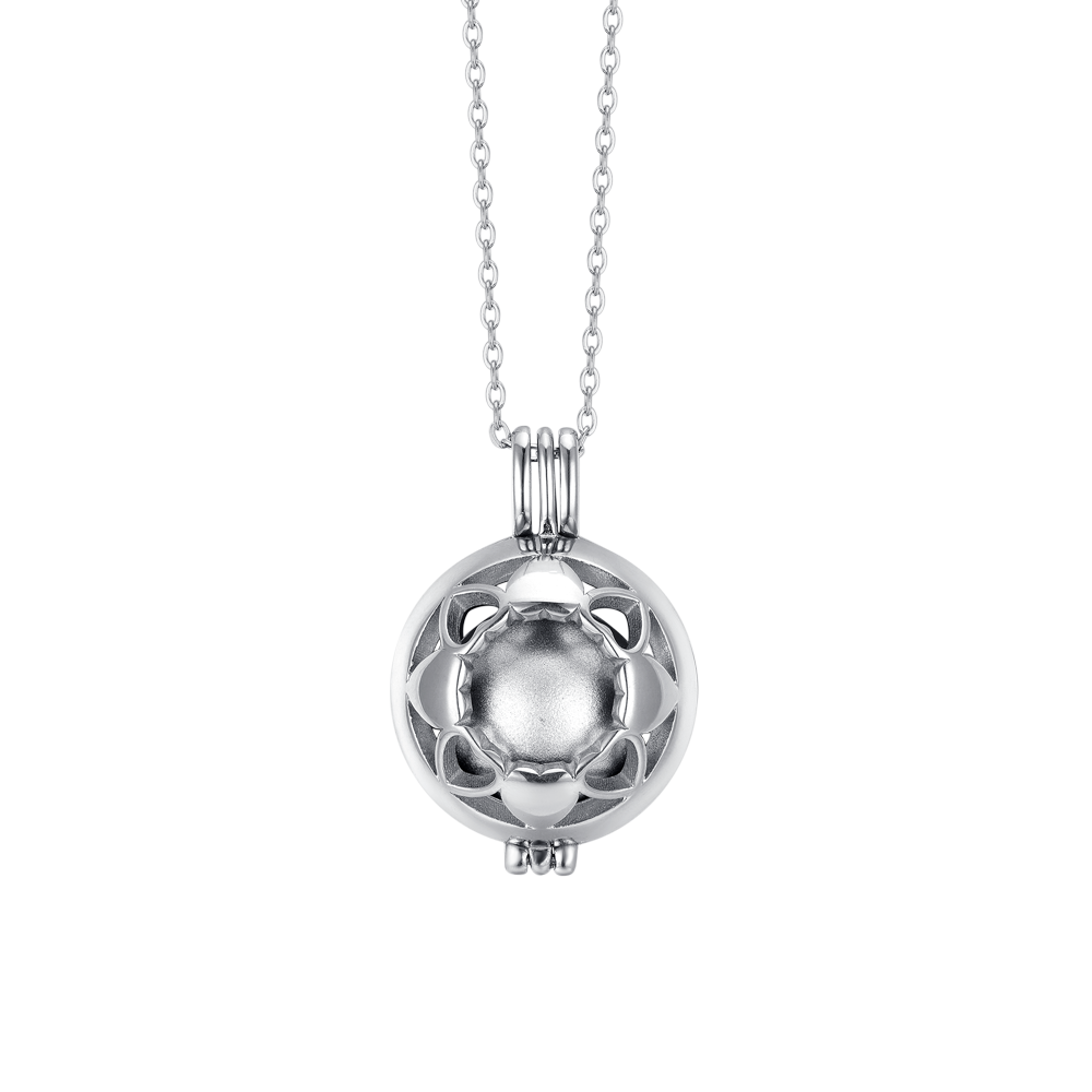 COLLAR LLAMADA ANGEL MUJER CON CORAZONES