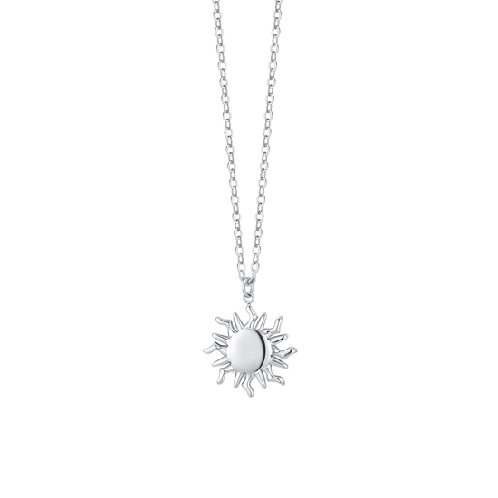 COLLANA DONNA IN ACCIAIO CON SOLE