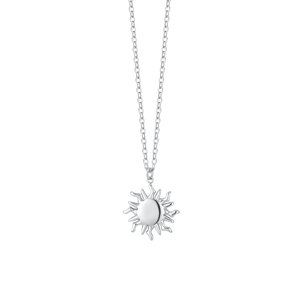 COLLANA DONNA IN ACCIAIO CON SOLE