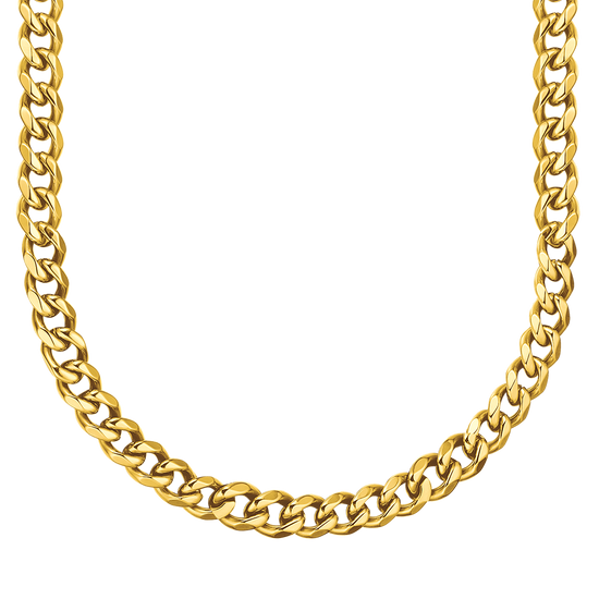COLLAR UNISEX DE ACERO CON ESLABÓN DE CADENA DE 11 MM