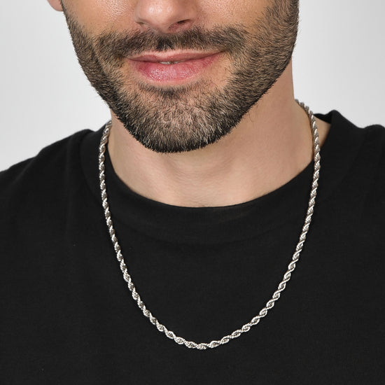 4MM IP ORO ACERO COLLAR UNISEX TORCHON