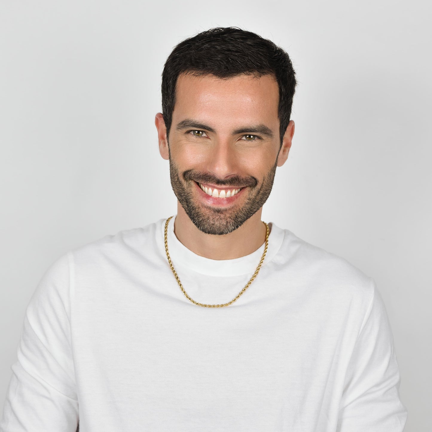 4MM IP ORO ACERO COLLAR UNISEX TORCHON