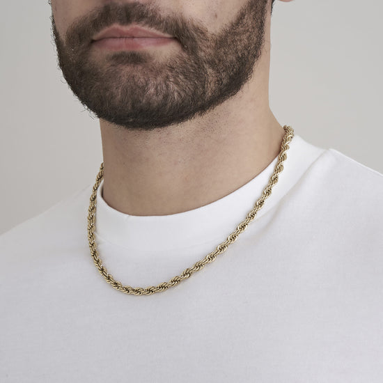 COLLAR UNISEX DE ACERO DE 6 MM