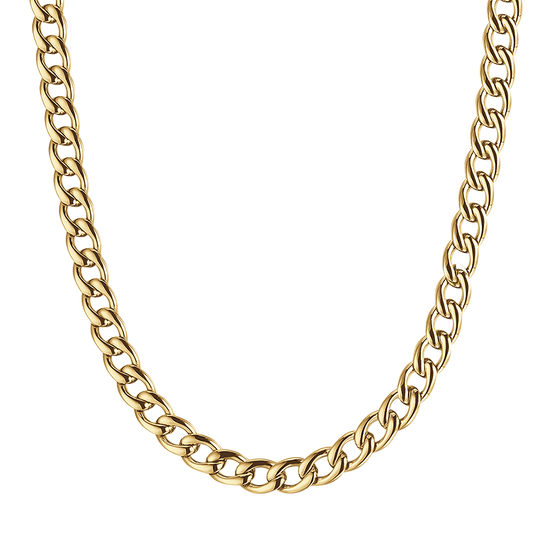 COLLAR DE ACERO PARA HOMBRES CON ESLABONES DE 9 MM