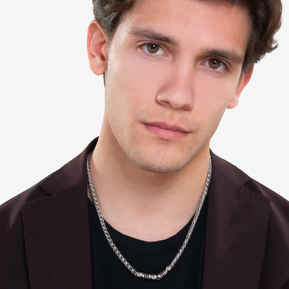 COLLAR DE ACERO PARA HOMBRES