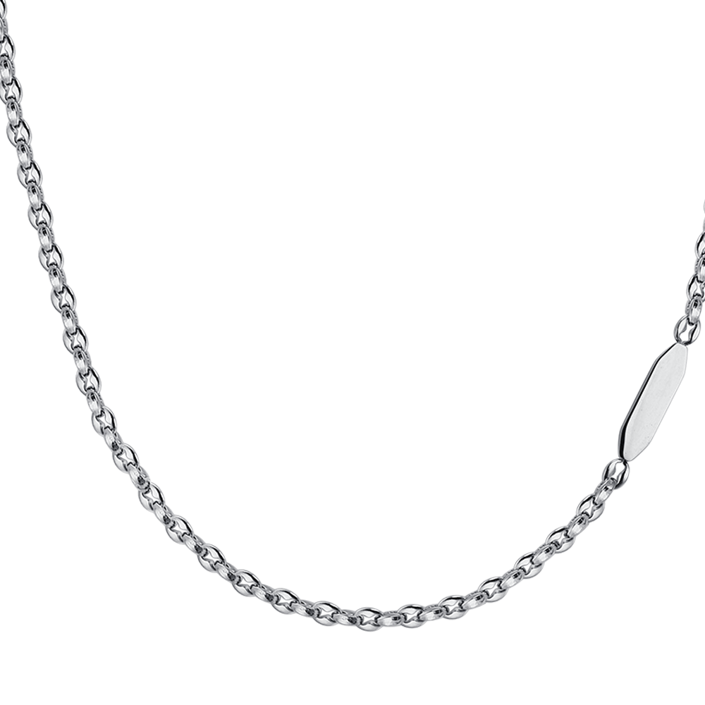 COLLAR DE ACERO PARA HOMBRES CON ELEMENTO