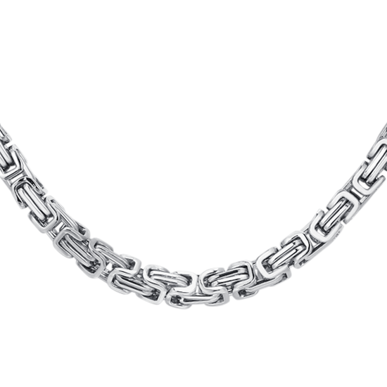 COLLAR DE ACERO PARA HOMBRES CON ELEMENTO